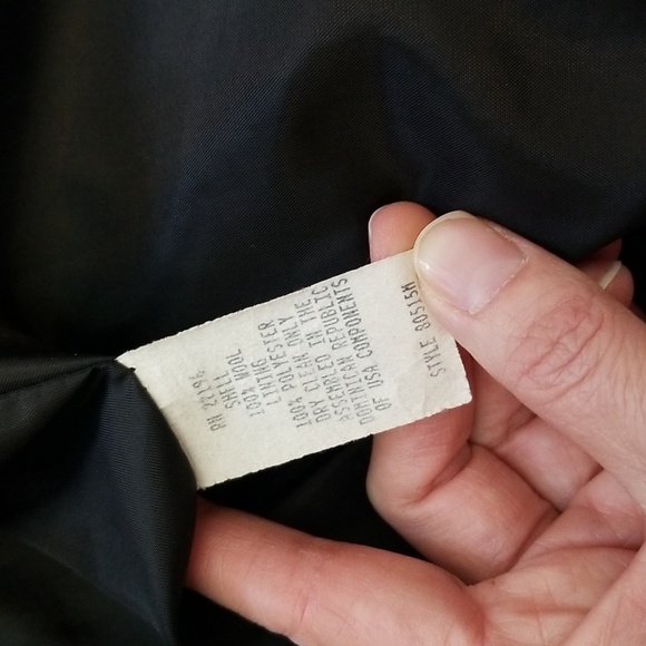 Jason Kole Black Wool Double Breasted Pea Coat - Picture 4 of 7